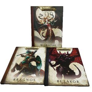 Warhammer Age of Sigmar Broken Realms Morathi Be'Lakor Kragnos Lot of 3 40k